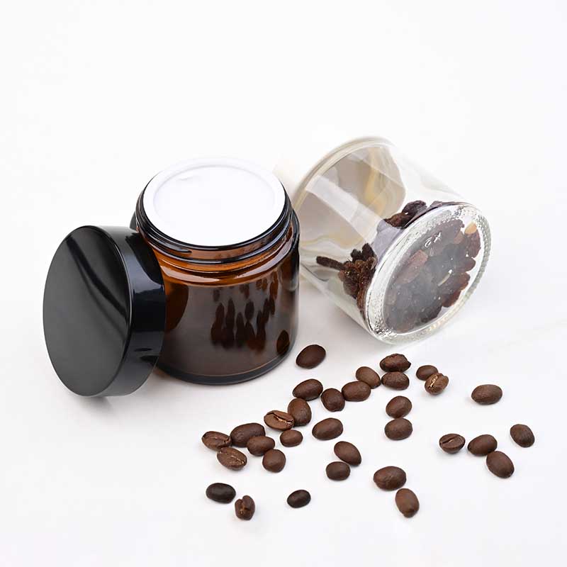 Coffee And Tea Glass - แบบพกพาถั่วกาแฟแก้ว 130 มลกันฝุ่นและกันความชื้นใช้สำหรับจัดเก็บผลไม้แห้ง,ใบชา,ผงกาแฟ