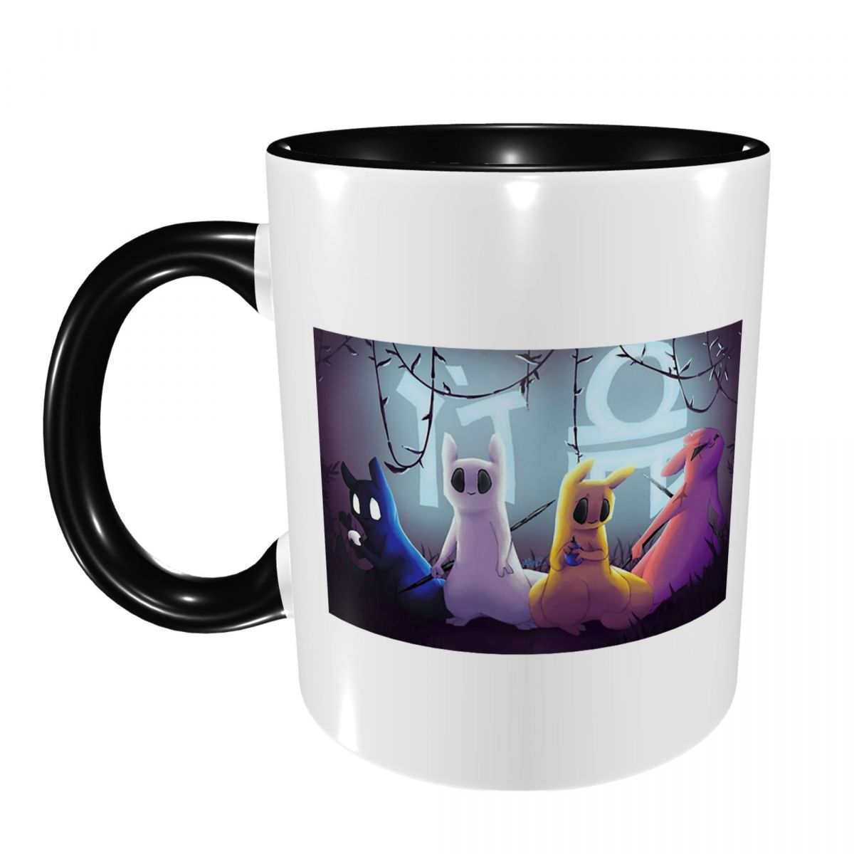 Coffee Tea World - แก้วน้ำเซรามิกลาย Slugcat Rain World ตลกๆ แก้วกาแฟ