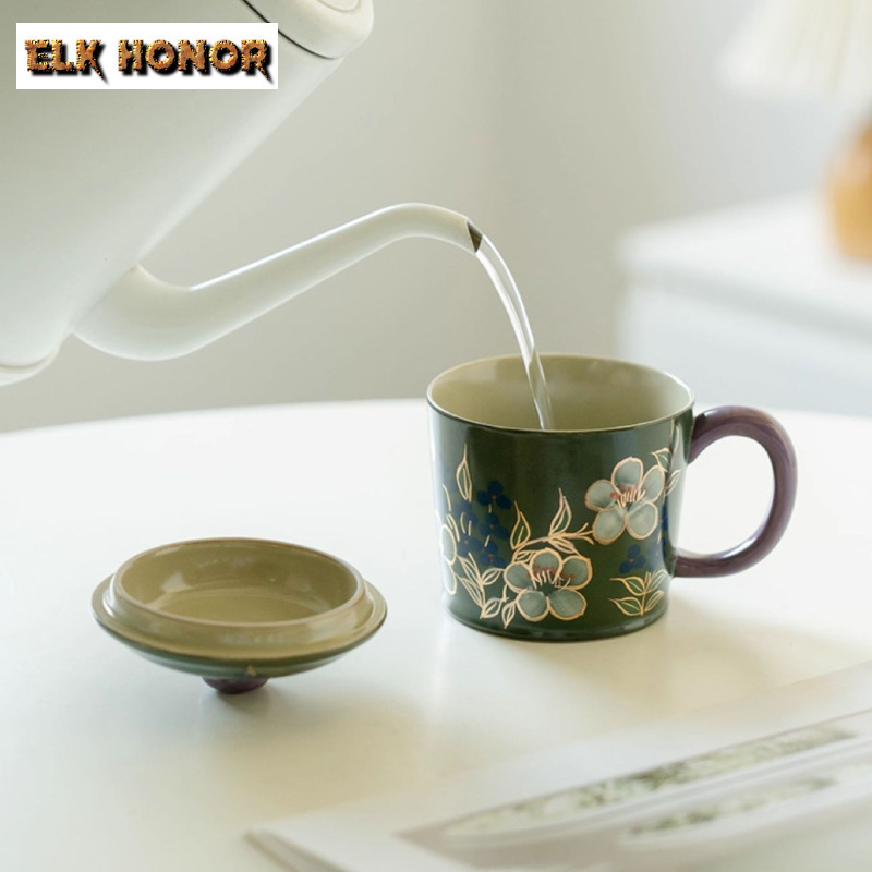 แก้วกาแฟลายดอกมะลิเพ้นท์มือ 30 - Coffee Jasmine Tea บทวิจารณ์และราคา