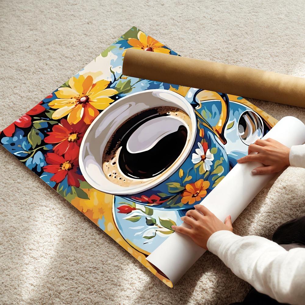 โปสเตอร์ลายถ้วยกาแฟสำหรับจิบน้ - Coffee Tea Poster บทวิจารณ์และราคา