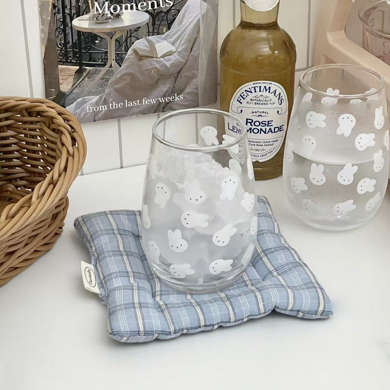 แก้วน้ำพิมพ์ลายกระต่ายมิฟฟี่น่ - Coffee And Tea Glass บทวิจารณ์และราคา
