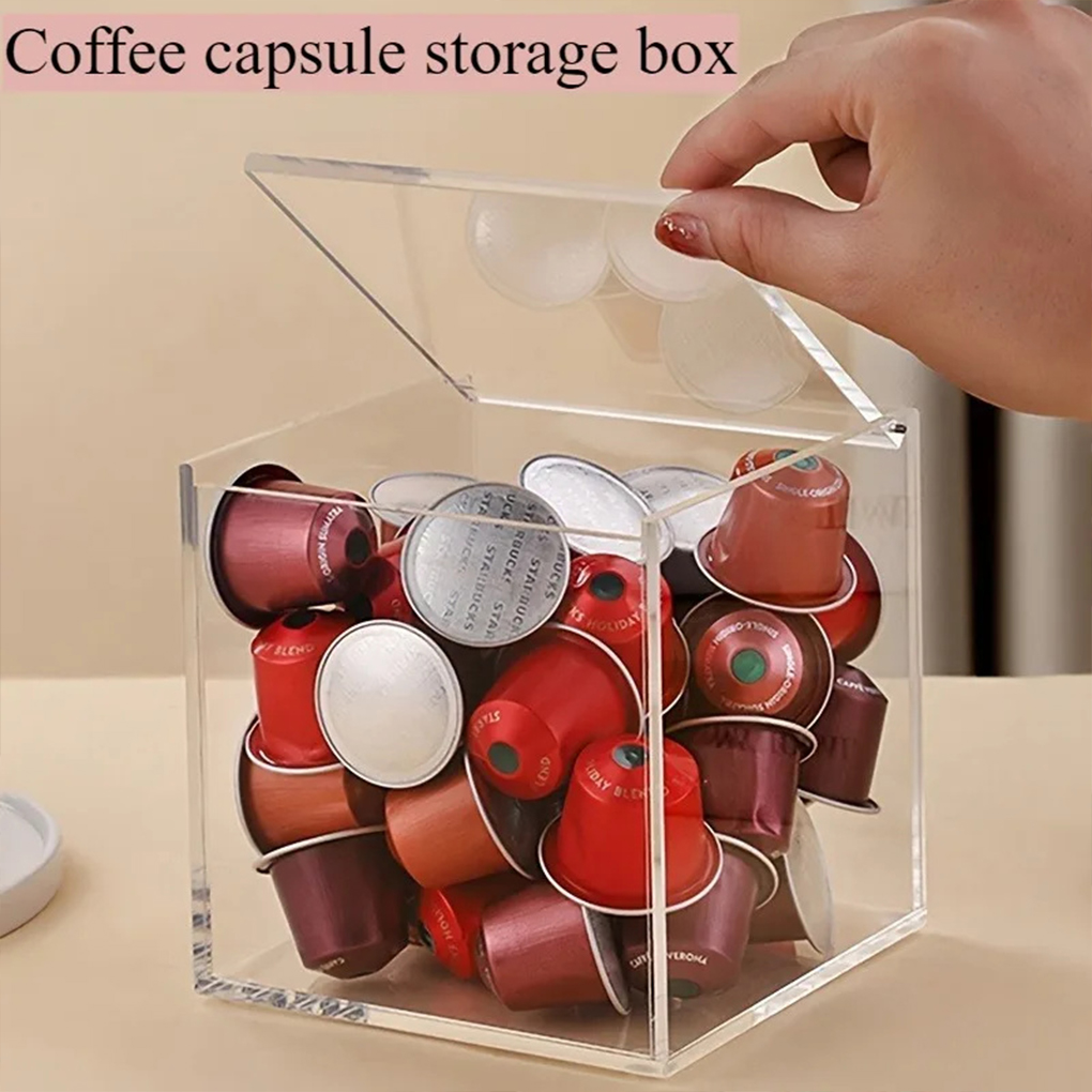 2025 ใหม่กล่องเก็บกาแฟแคปซูลผู - Coffee Tea Organizer บทวิจารณ์และราคา