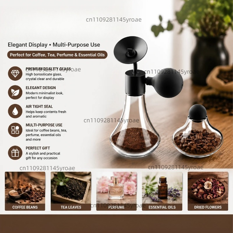 ขวดแก้วสำหรับตัวอย่างน้ำหอม กา - Coffee And Tea Glass บทวิจารณ์และราคา