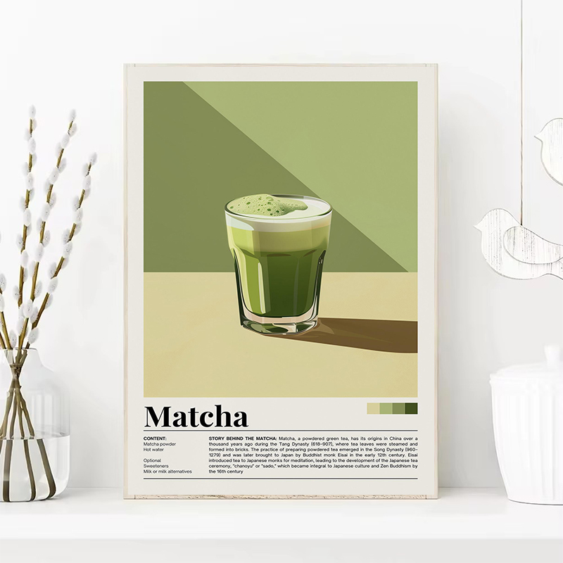 Vintage กาแฟเครื่องดื่มโปสเตอร - Coffee Tea Poster บทวิจารณ์และราคา