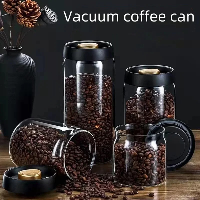 โถเก็บกาแฟสุญญากาศแบบแมนนวล ทำ - Coffee Tea Organizer บทวิจารณ์และราคา