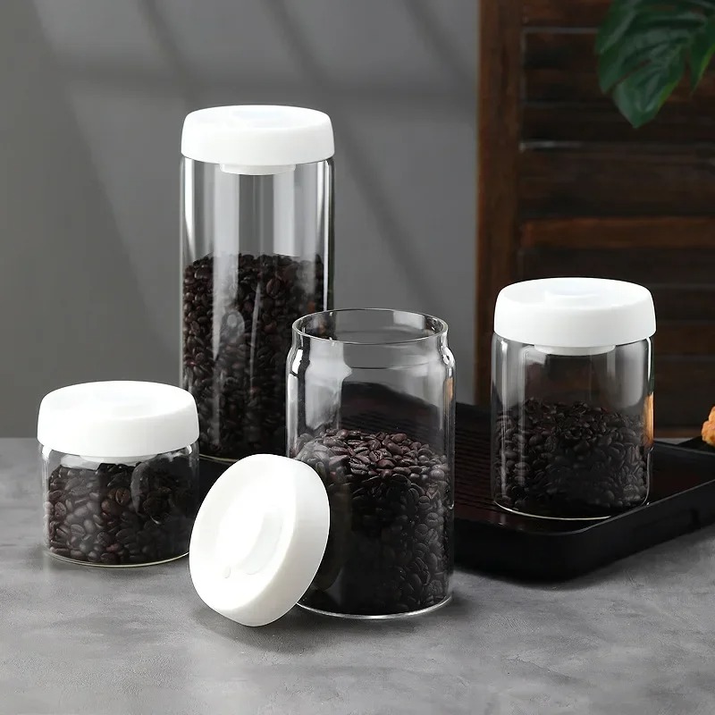โถเก็บกาแฟสุญญากาศแบบแมนนวล ทำ - Coffee Tea Organizer บทวิจารณ์และราคา
