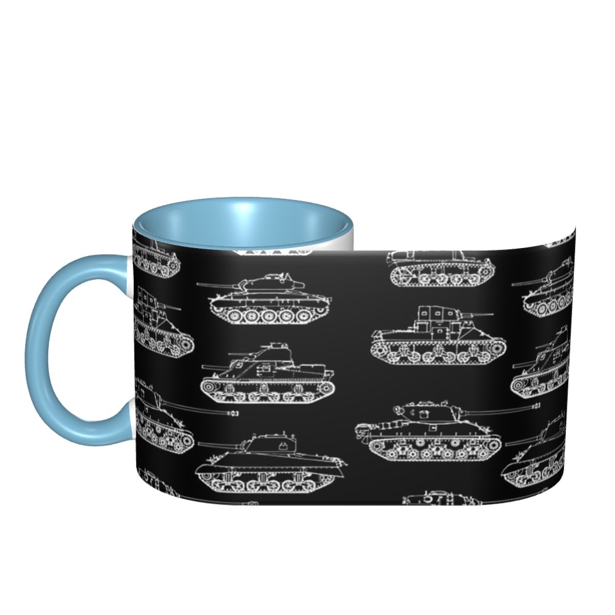 แก้วกาแฟเซรามิกตลก ลายรถถังสหร - Coffee Tea World บทวิจารณ์และราคา