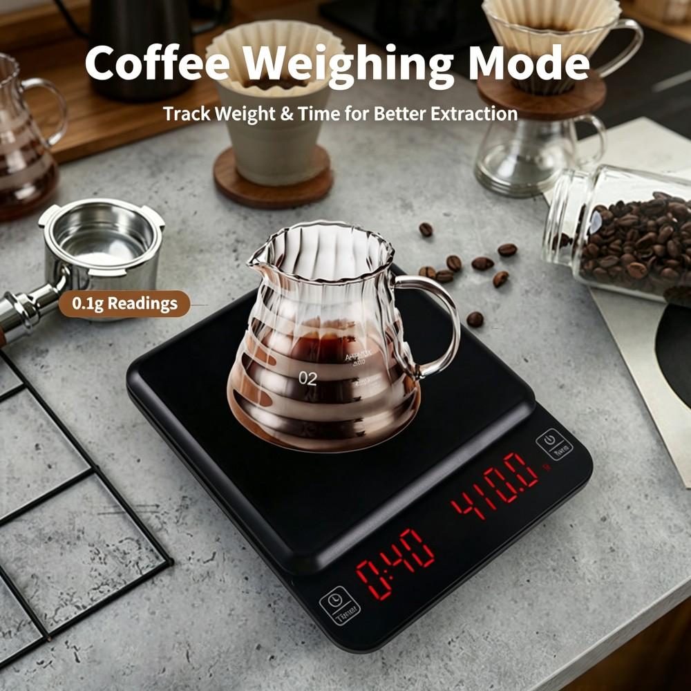 เครื่องชั่งกาแฟดิจิตอลความแม่น - Coffee & Tea Ken'S House บทวิจารณ์และราคา