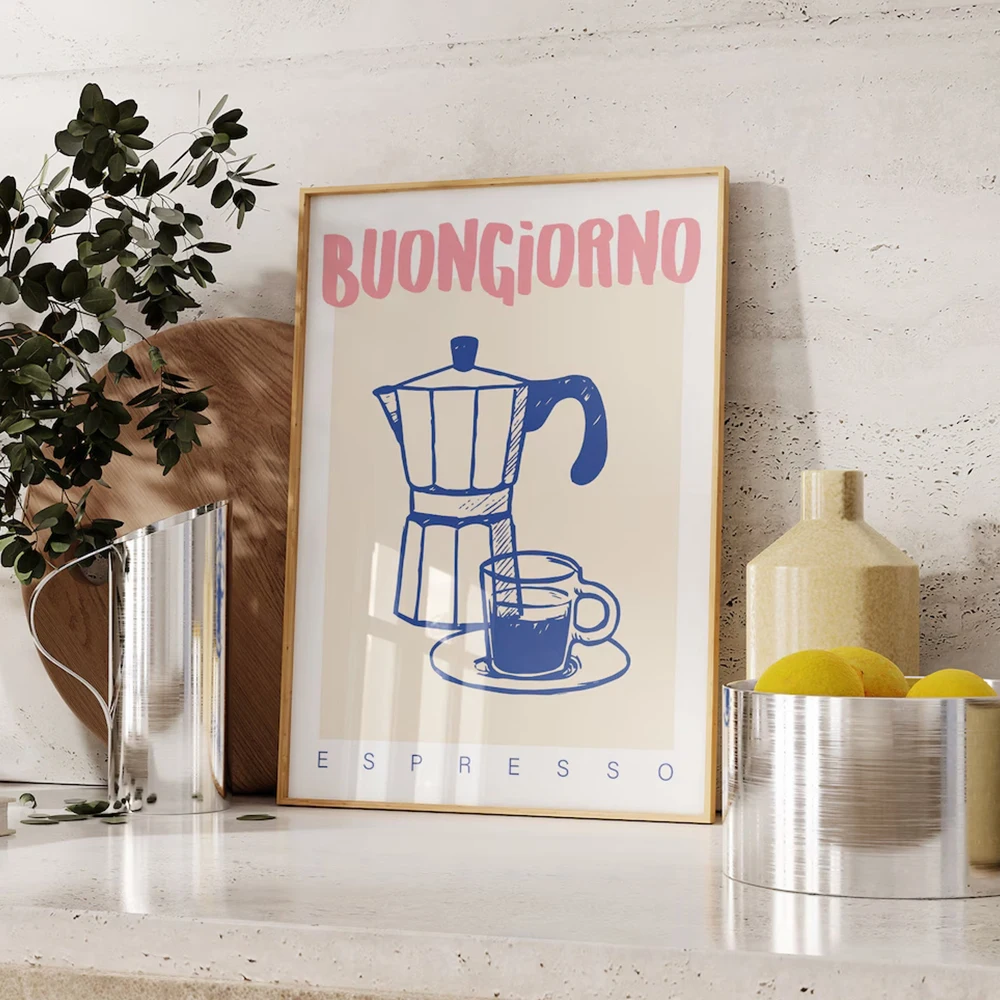 โมเดิร์นกาแฟ Espresso Wall Art - Coffee Tea Poster บทวิจารณ์และราคา