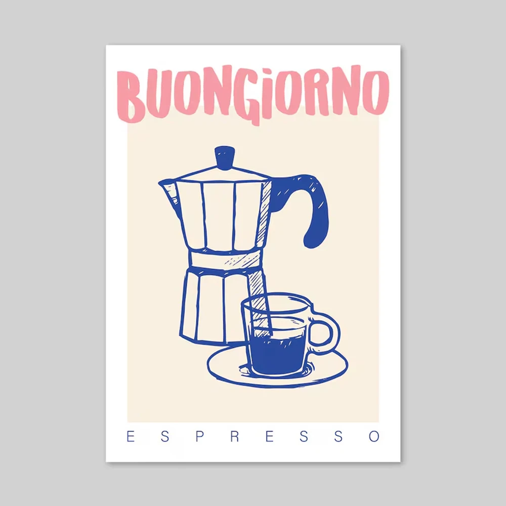 โมเดิร์นกาแฟ Espresso Wall Art - Coffee Tea Poster บทวิจารณ์และราคา