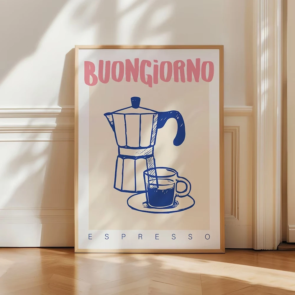 โมเดิร์นกาแฟ Espresso Wall Art - Coffee Tea Poster บทวิจารณ์และราคา