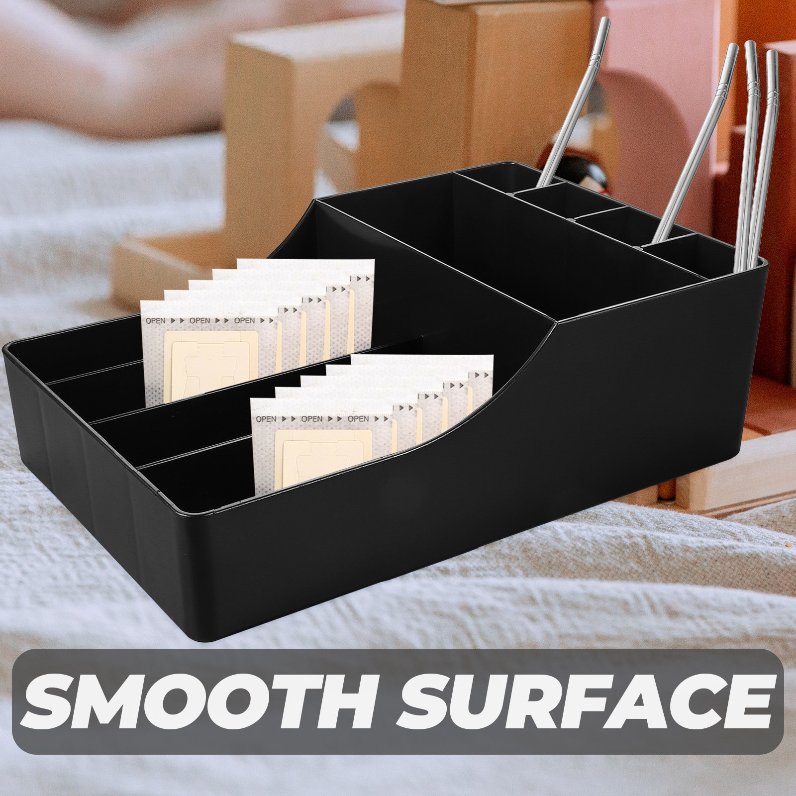 ชั้นวางของอเนกประสงค์สำหรับจัด - Coffee Tea Organizer บทวิจารณ์และราคา