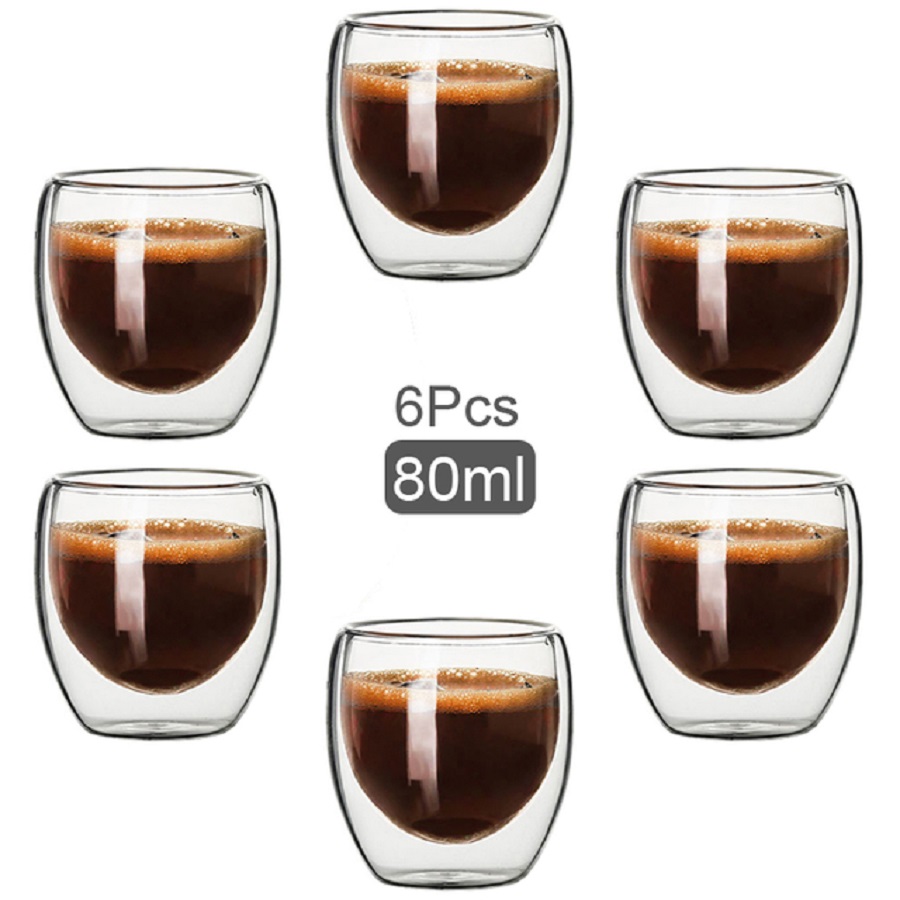 แก้วกาแฟผนังคู่แก้วแก้วผนังคู่ - Coffee Tea Catering บทวิจารณ์และราคา