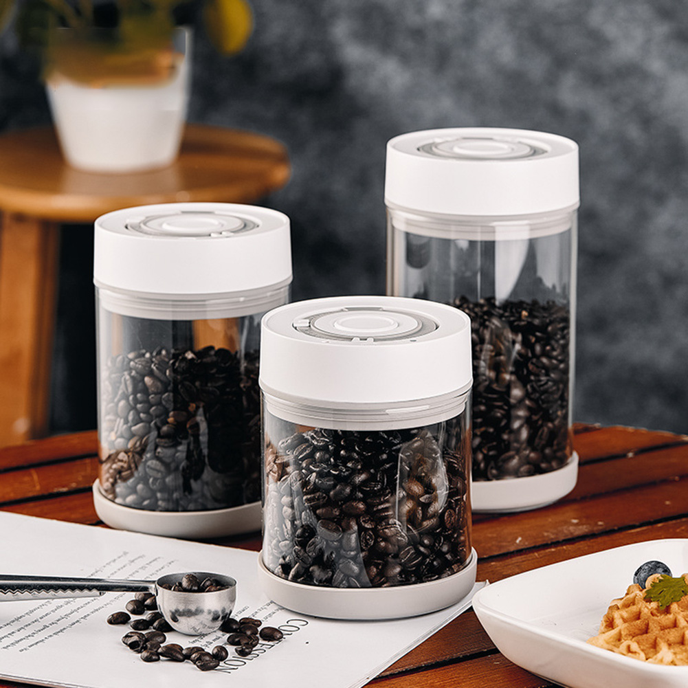 โถแก้วเก็บเมล็ดกาแฟแบบกันความช - Coffee And Tea Glass บทวิจารณ์และราคา
