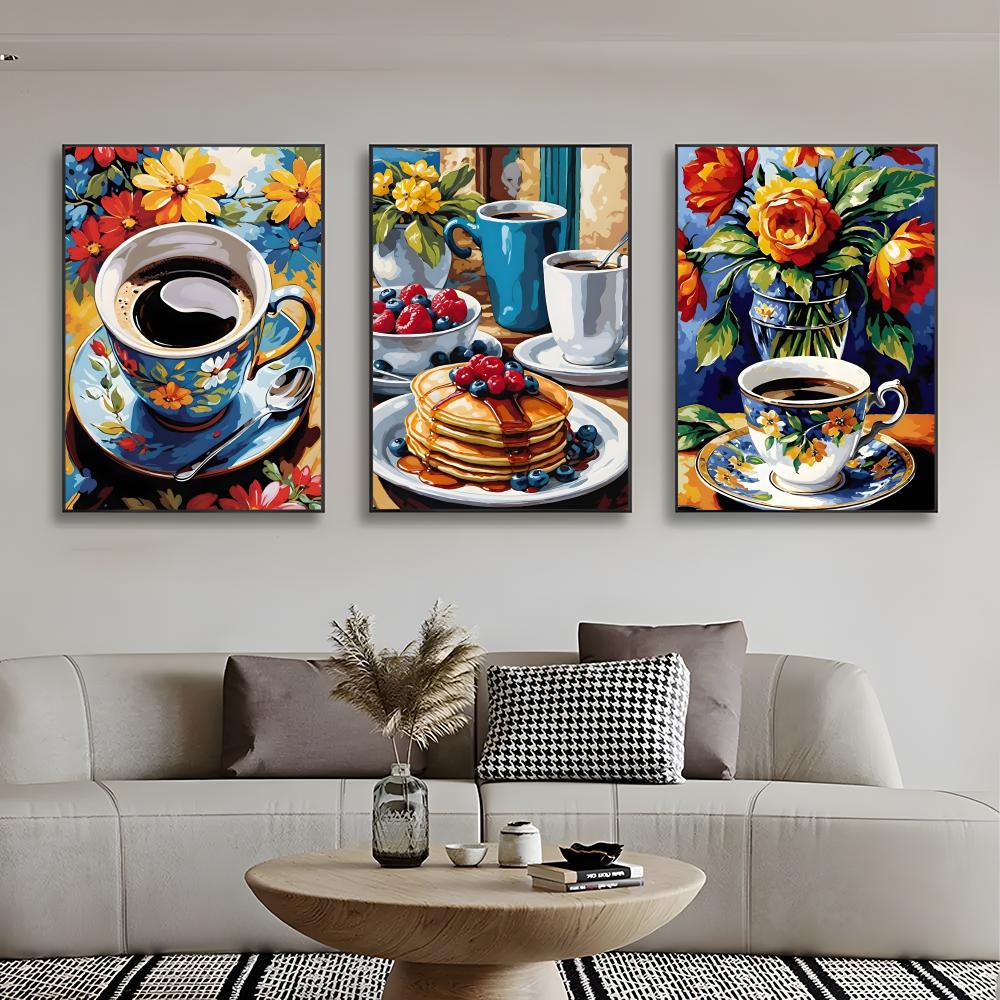 โปสเตอร์แก้วกาแฟสำหรับจิบชายาม - Coffee Tea Poster บทวิจารณ์และราคา