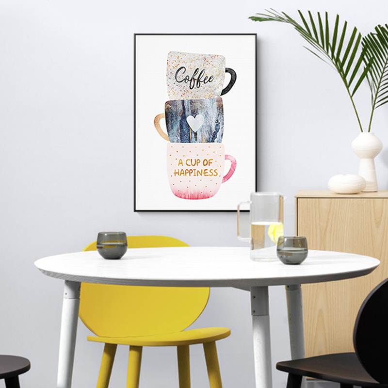 Nordic ถ้วยกาแฟครีมชายามบ่ายภา - Coffee Tea Poster บทวิจารณ์และราคา