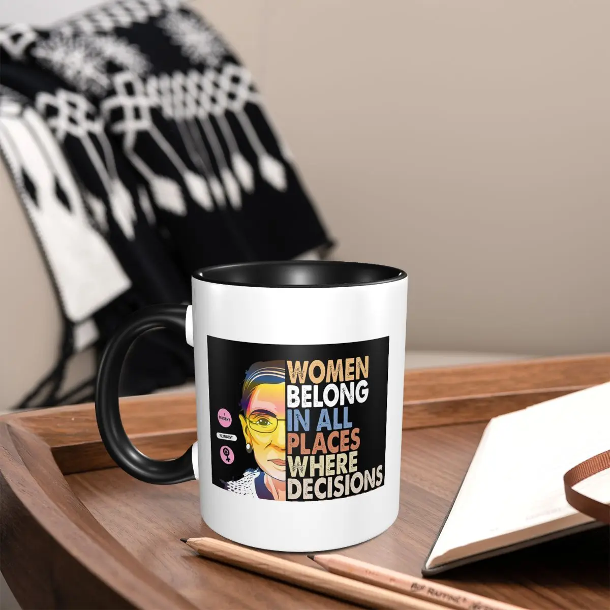 แก้วมัคเซรามิคตลก ลาย RBG Ruth - Coffee Tea Place บทวิจารณ์และราคา