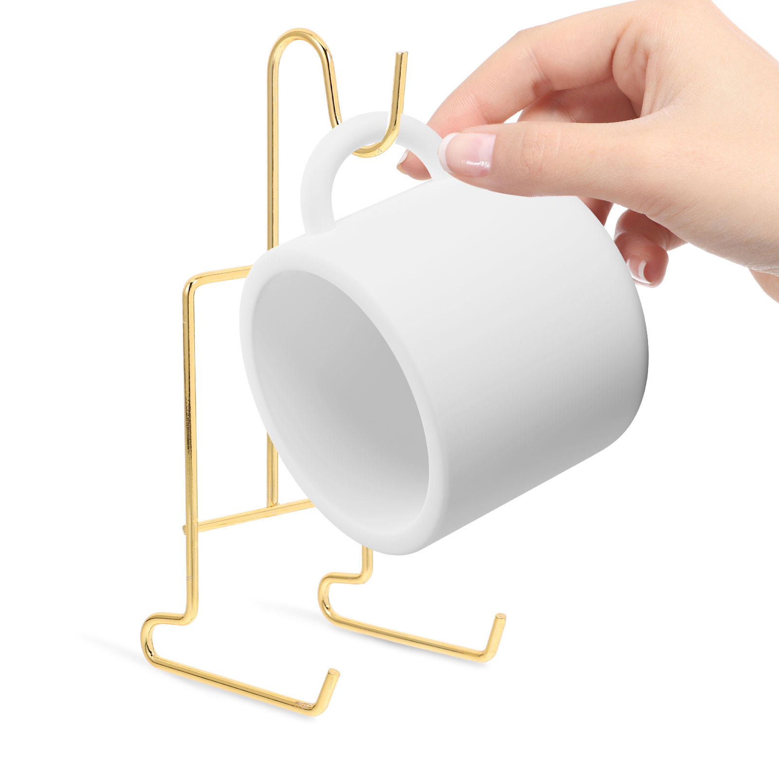 ชุดชั้นวางถ้วยชา 6 ชิ้น ทำจากโ - Coffee Tea Organizer บทวิจารณ์และราคา