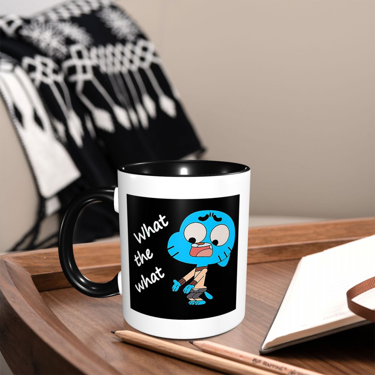 แก้วกาแฟเซรามิกตลกๆ ลาย The Am - Coffee Tea World บทวิจารณ์และราคา