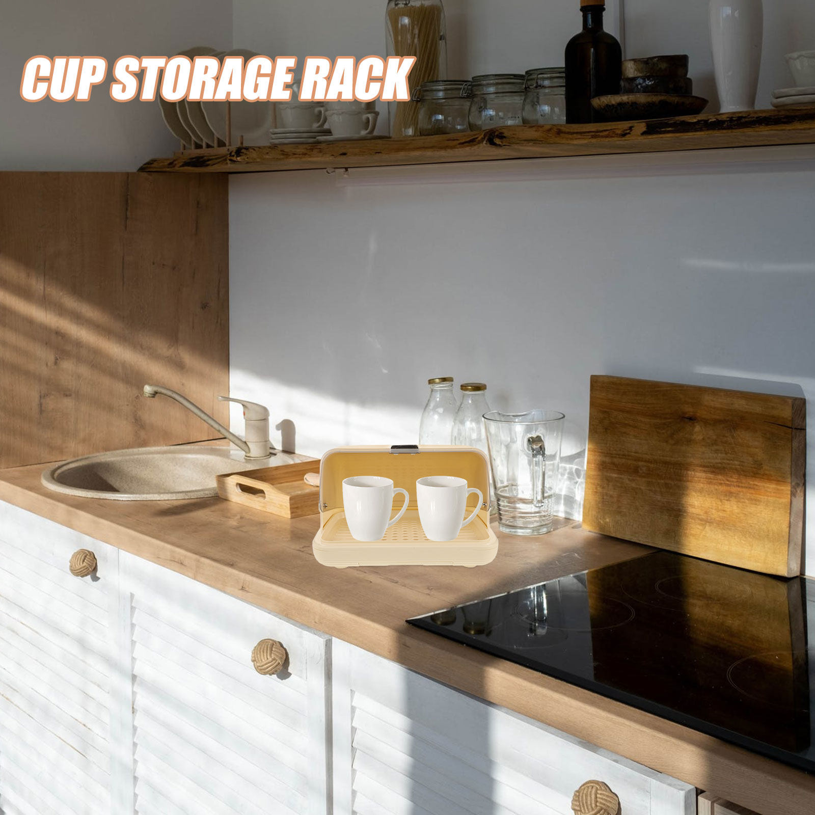 กล่องจัดเก็บแก้วพร้อมฝาปิด ชั้ - Coffee And Tea Glass บทวิจารณ์และราคา